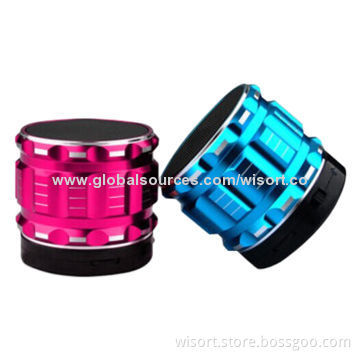Very Cheap Best Quality Wireless Bluetooth Speakers with Microphone, 350mAh Battery Capacity